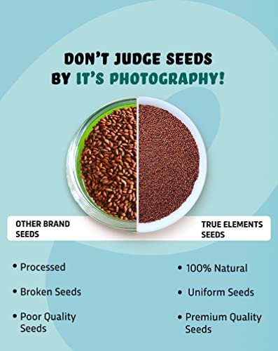 Image of True Elements Halim Seeds 1kg (500gm*Pack of 2) | Aliv Seeds (Asaliya) for Hair Growth