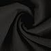 Black Womens Faux Linen Work Uniform Stretchy Going Out Pants for Ladies Ruched Straight Leg Elastic Waist Plain Long Leg Fall Summer 2025 Clothing Regular Fit XXL