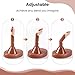 Practice Finger for Acrylic Nails, 3PCS Adjustable Nail Practice Hand Finger with Base Stand and 100PCS Brown Nail Tips, Practice Hand for Home Salon DIY Beginner(Brown)