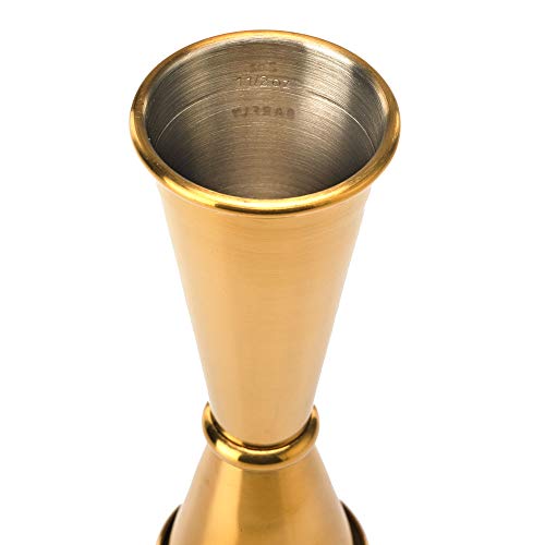 Barfly Japanese Style Jigger, 1 Oz X 2 Oz, Gold,M37005Gd #TOP4