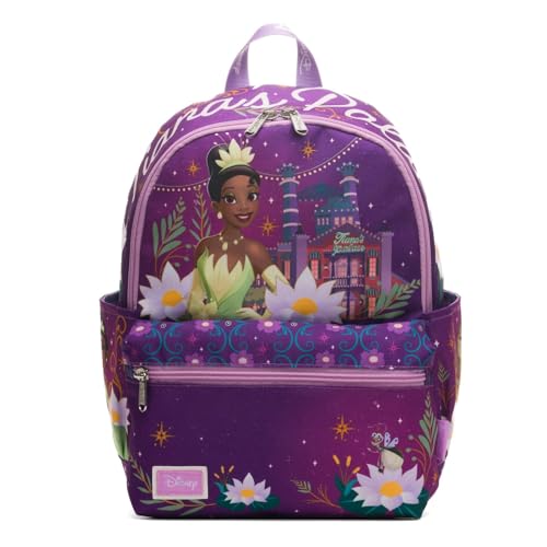 Princess and the Frog Mini Backpack for Girls - Bundle with 13" Tiana Mini Bag Plus Water Bottle | Disney Princess and the Frog Backpack Purse for Kids, Girls2