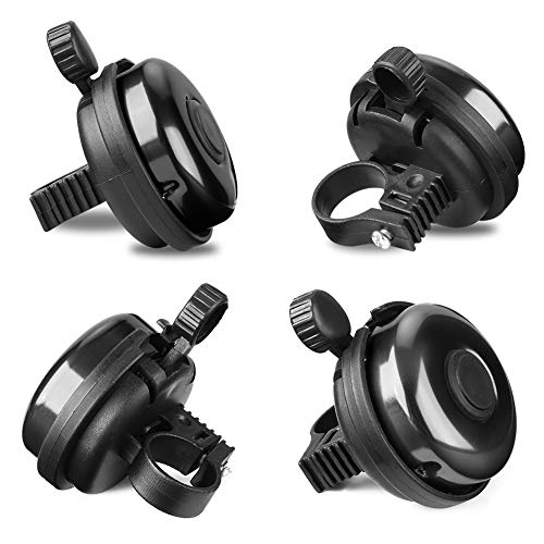 Classic Bike Bell, Aluminum Bicycle Bell, Loud Black-Right Hand Use-1 pack - Picture 51 of 253