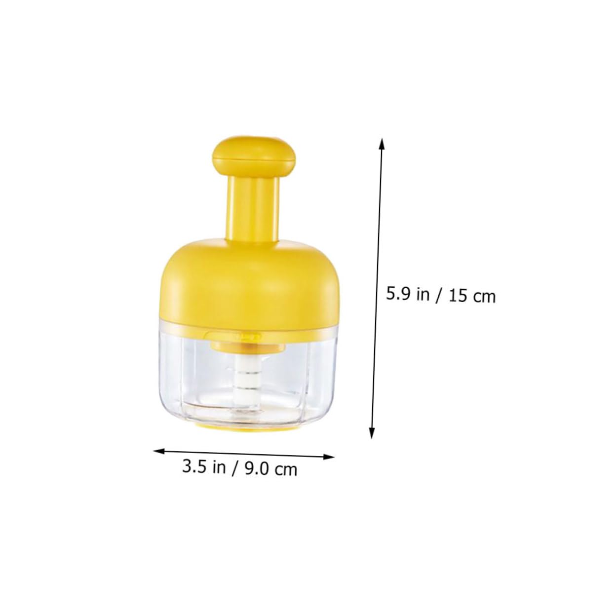 OKUMEYR 1Pc Manual Garlic Mashing Artifact Portable Machine for Crushing Garlic Ginger Meat and Vegetables Easy to Clean Capacity for Home Cooking