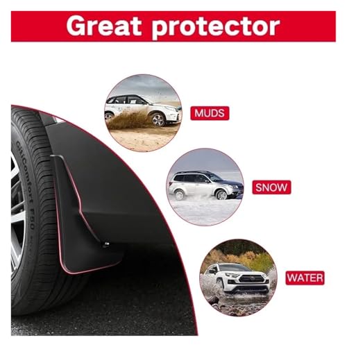 Guardabarros para Tesla Model S que protegen la carrocería de salpicaduras 3