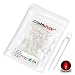 Chanzon 100 pcs 3mm Red LED Diode Lights (Clear Round Transparent DC 2V 20mA) Bright Lighting Bulb Lamps Electronics Components Light Emitting Diodes