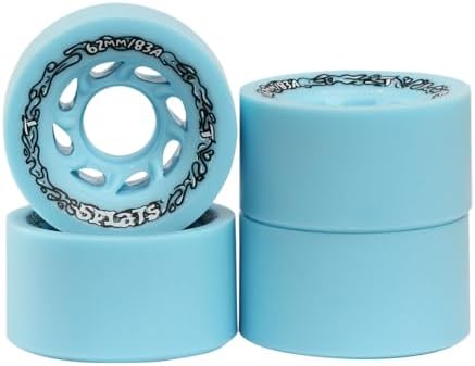 Jogo de Rodas Traxart Splats Azul Quad 62mm x 40mm/83A