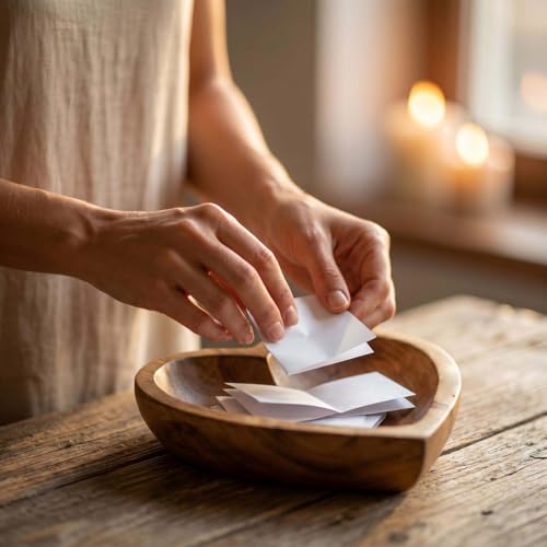Cuenco de oración de madera para decoración religiosa en el hogar 6