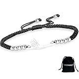 Braccialetto Da Golf Per Donne E Uomini In Acciaio Inossidabile Delicato E Regolabile Con Ciondolo A Strati Per Lo Sport Regalo Per Amanti Del Golf Gioielli Golfisti Teens Figlie (Stringa di B-S)