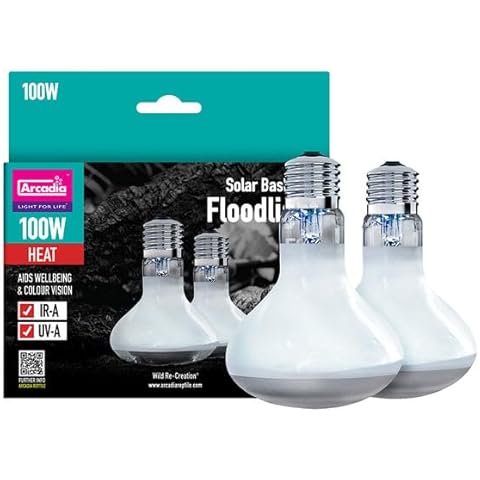 Arcadia Reptile 100w Solar Basking Floodlight Twin Pack Cover