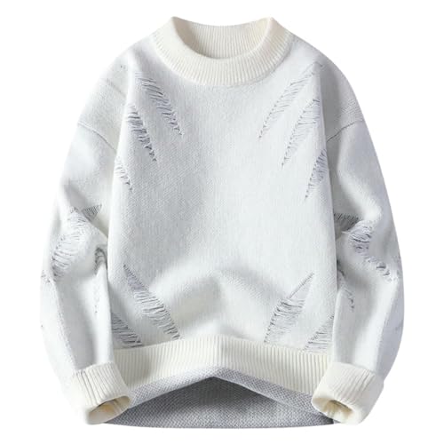 Jersey de manga larga para hombre ropa de punto otoño invierno suéter clásico formal