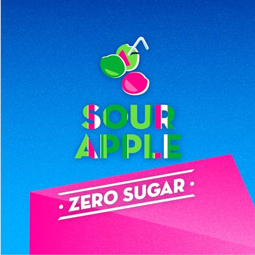 Candy Can, Sour Apple, Fizzy Drink, Nostalgic American Soda Flavours, Sparkling Pop Cans (12 x 330ml)