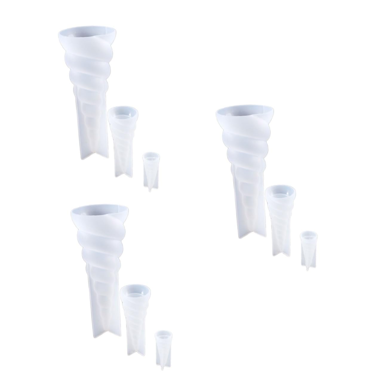 VILLCASE 9pièces Silicone pour Hornes De Licorne Moules Époxy pour Décorations Artisanales Et Garçon Fille