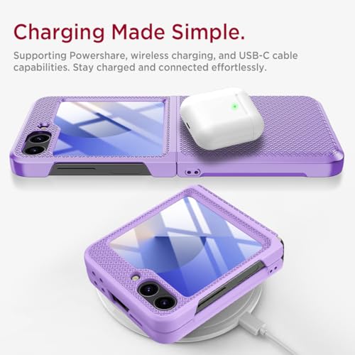 Coque Galaxy Flip 5 antichoc militaire avec protection écran et charnière robuste