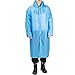 Produktbild LB Trading Regenponcho Regenjacke Regenmantel für Männer und Frauen, Eva Poncho Tragbarer Umgebungslicht Regenmantel für das Fahrrad 145 * 70cm (blau)