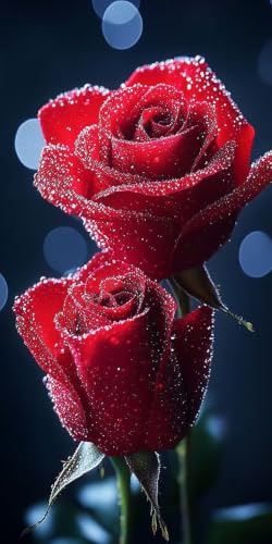 Kit Diamond Painting 5D de flores rosas cuadro bordado DIY grande 100x200