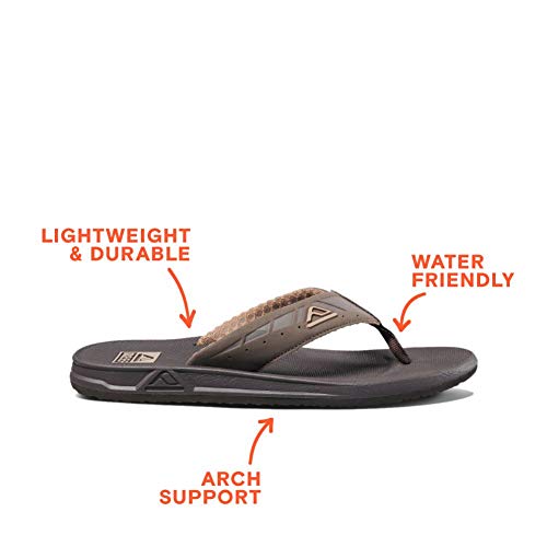 Reef mens Phantoms Flip Flop, Brown, 11 US - Image 4