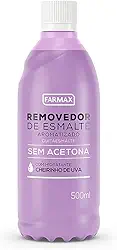 Farmax, Removedor Esmalte Sem Acetona Uva, 500 Ml