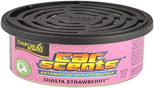 California Scents CCS-12CT Air Freshener, Mixed Box Car Scents (Pack of 12) Long Lasting Refreshing Fragrance, Environmentally Friendly, Light Weight Organic Product Recyclable, Adjustable Vented Lid