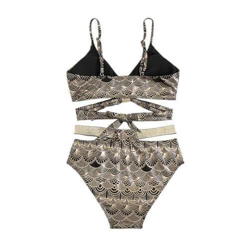 Maillot de bain push up avec sangles et effet plissé - 5