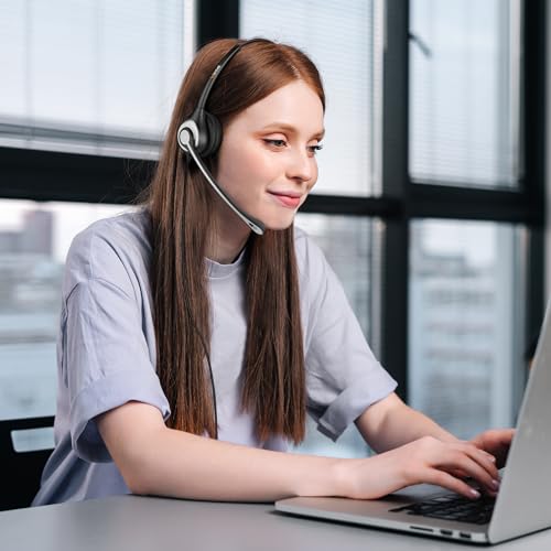 Wantek V602S1 Phone Headset Rj9 With Microphone Noise Cancelling & Volume Controls thumb #2