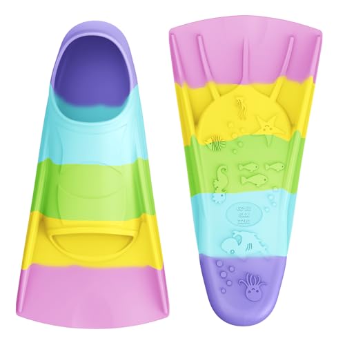 Gintenco Swim Fins, Adults & Kids Swim Training Fins for Lap Swimming