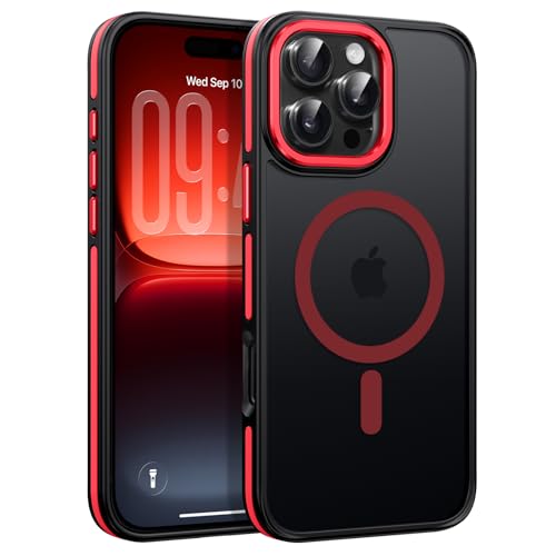 Coque iPhone 16 Pro antichoc Magsafe étui de protection militaire mat