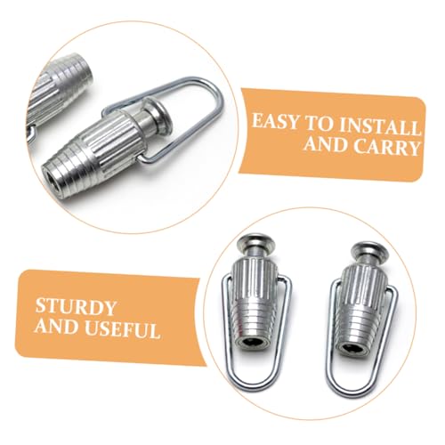 Holibanna 3pcs Heavy Duty Aluminium Rope Tightener for Wire Rope Metal Clothesline Tensioner Reusable Clotheslines Outdoor Laundry Storage Tool - Image 8