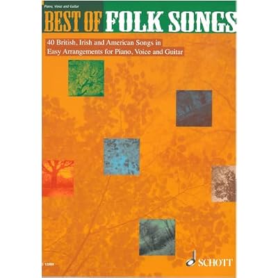 BEST OF FOLK SONGS PIANO, VOIX, GUITARE