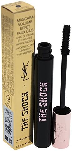 Yves Saint Laurent Volume Effet Faux Cils The Shock Mascara, No.01 Asphalt Black, 0.28 Ounce,740843/001