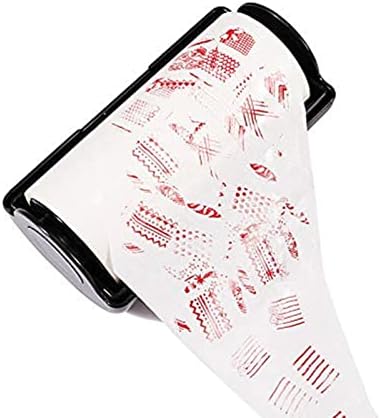 LiBiuty Nail Stamper Clean Sticker Black Nail Stamping Gel Remover Paper, Nail Art Stamper Pattern Removal Tool Nail Paper Nail Manicure Accessories for Nail Stamper