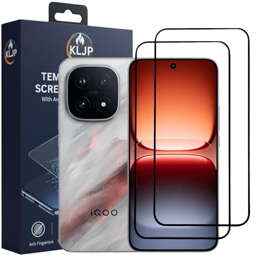 Image of Military-Grade Gorilla Tempered Glass For iQOO 15 With Installation Kit | Edge to Edge Coverage | Black (Pack Of 2)