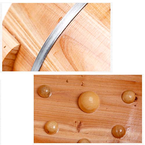 Tina de madera para baño de pies con masaje miniatura 6