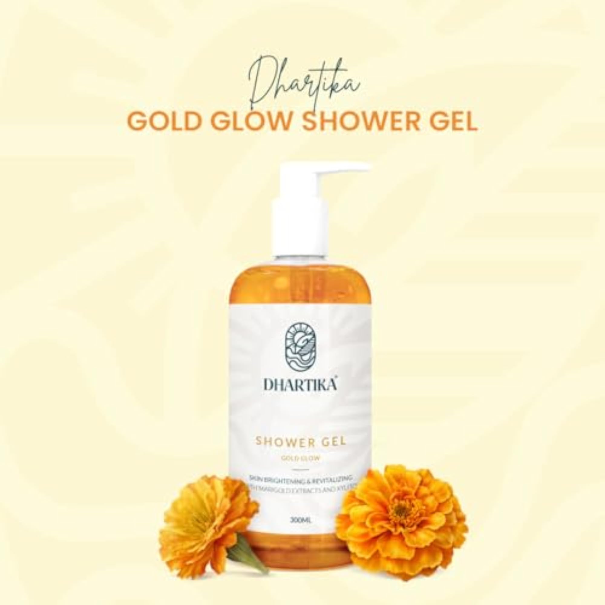 Gold Glow Shower Gel with AHA, BHA & Niacinamide