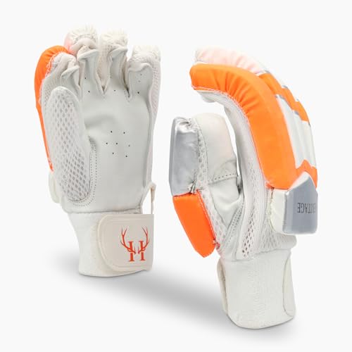 Heritage Academy Cricket Batting Gloves Medium Boys Girls Junior Youth Glove Age 10-14 School RH