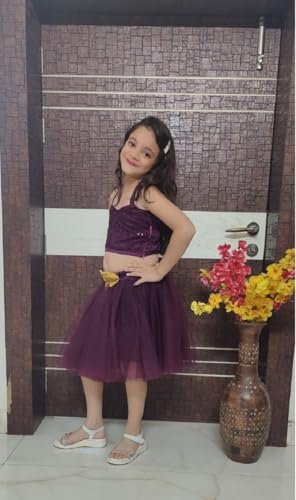 Image of TILISM New Born Baby Tutu Crop Top Skirt Dress with Hairband