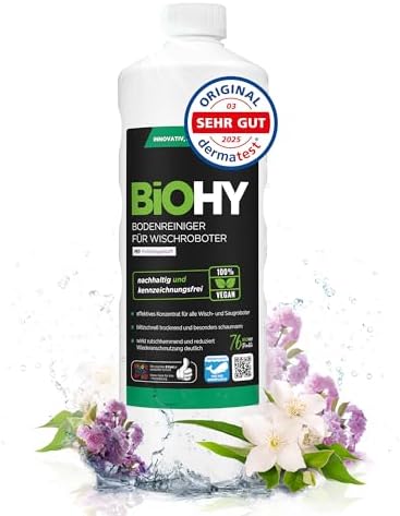 (-25%) BiOHY Bodenreiniger für Wischroboter mit Frühlingsduft (1l Flasche)