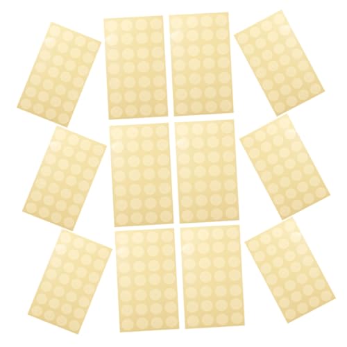 Etiquetas de refuerzo transparentes VILLCASE autoadhesivas para reparación de papel de oficina 6
