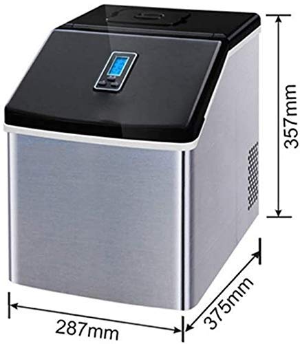 Máquina portátil para hacer cubos de hielo 120W acero inox miniatura 2