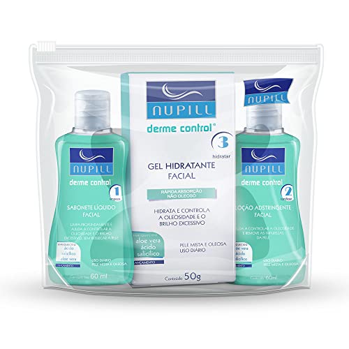 Nupill - Kit Nupill Limp Fac Sabonete Liq+Locao Tonica+Gel Hidr