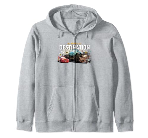 Disney Pixar Cars on the Road Drive Destination Zip Hoodie veste à capuche garçon motif voiture