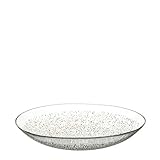 Farbe: Klar / Gold LEONARDO - Aurora/Goldkrösel - Schale/Servierschale - Glas - Klar/Gold - (HxBxT) 7,3 x 40 x 40 cm