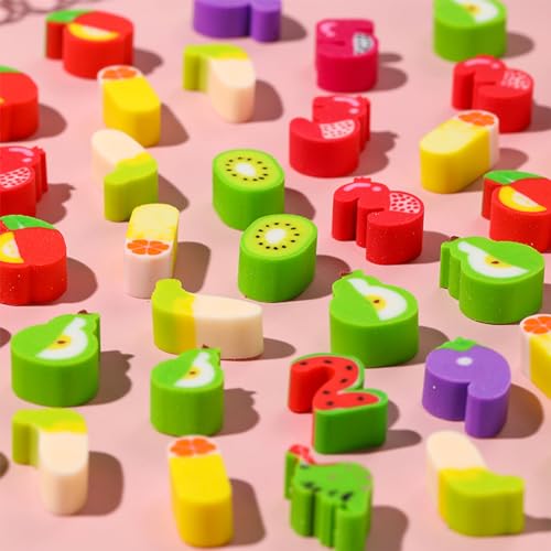 Kaemi Mini borrachas para crianças, prêmios de sala de aula, 300 peças, borrachas fofas para lápis,