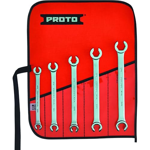 Stanley Proto J3700 M Proto Metric Double End Flare Nut Wrench Set, 6 Point, Pezzi