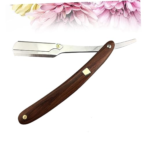 Outanaya navalha de barbear dupla lâmina de barbear de metal navalha para homens barbeiro lâminas de