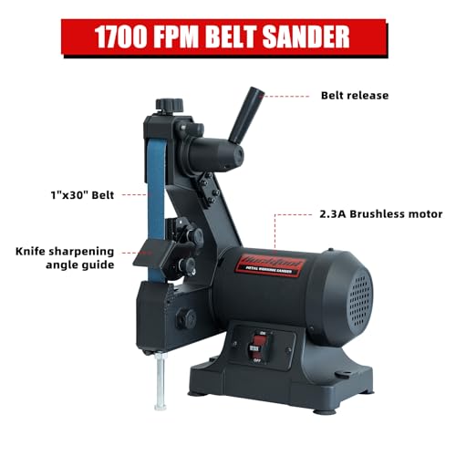 Bucktool 1x30 Inch Low-Speed Belt Sander