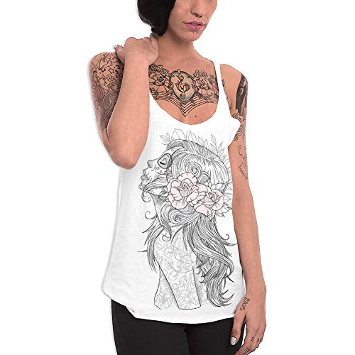 Camiseta de Tirantes de Mujer Blanca Katrina - Blanco, L
