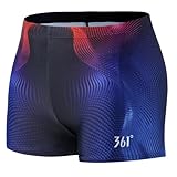 361º Jammers Swimsuit for Men,Competition Lap Swim Suit, Square Leg Endurance Training for Beach Holiday