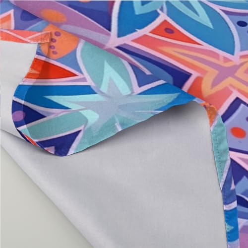 Servilletas de Tela Flores Multicolor Set x6 50.5x50.5 cm miniatura 3