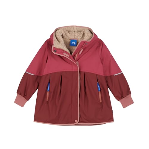 Finkid Aina Mukka Mädchen Winterjacke | Parka mit kuscheligem Teddyfutter | warme und robuste Outdoorjacke | wasserdicht, winddicht und atmungsaktiv