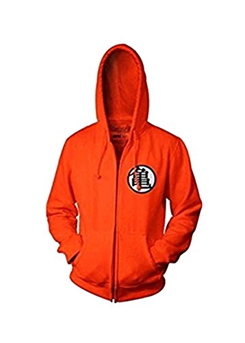 Dragon Ball Z Son Goku Cosplay Hoodie, Large